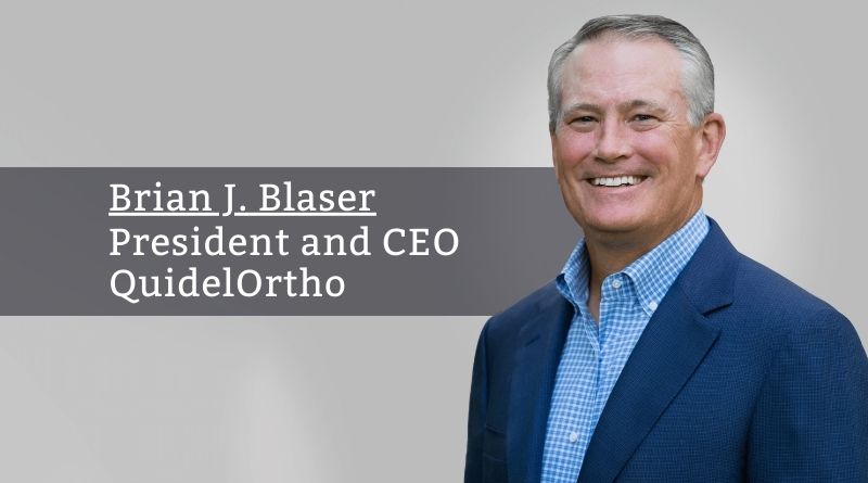 Brian J. Blaser, the President and CEO of QuidelOrtho