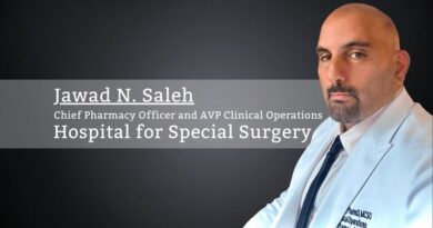 By Jawad N. Saleh, Chief Pharmacy Officer and AVP Clinical Operations, Hospital for Special Surgery