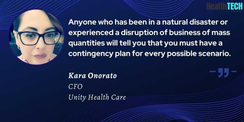 Kara Onorato, CFO, Unity Health Care