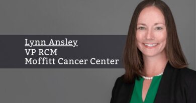 Lynn Ansley, VP RCM, Moffitt Cancer Center