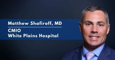 Matthew Shafiroff, MD CMIO, Clinical Informaticist, and Emergency Medicine Physician, White Plains Hospital