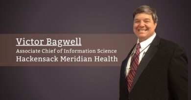 Victor Bagwell, Associate Chief of Information Science, Hackensack Meridian Health